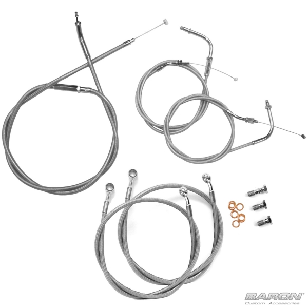 New Steel Clutch Cable Replacement For Yamaha XVS1300A V-Star 1300 1300cc 2007 2008 2009 